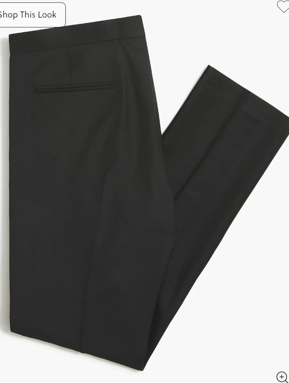 J Crew Slim-fit Thompson tuxedo pant AZ236 Size 30x32